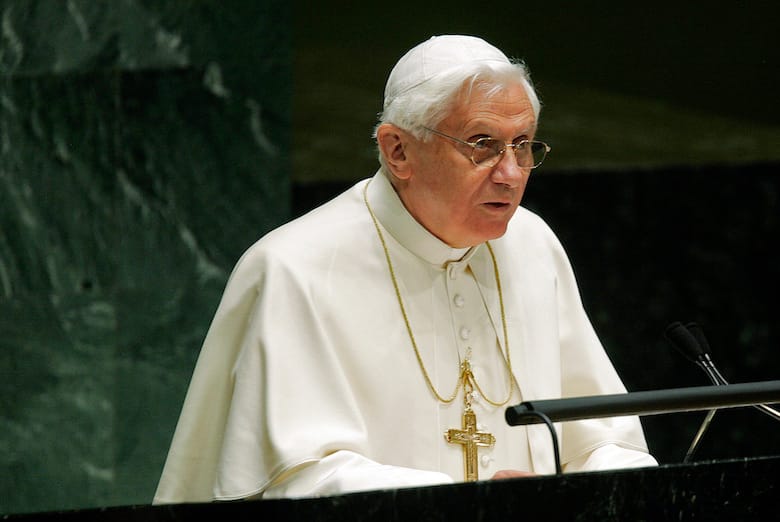 Pope Benedict XVI UNPhoto/Jenny Rockett
