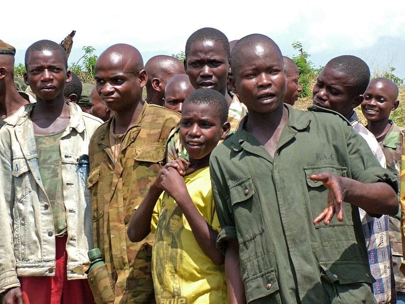 The Lord's Resistance Army has abducted hundreds of children and forced them to become child soldiers. Photo: L. Rose/Wikimedia Commons