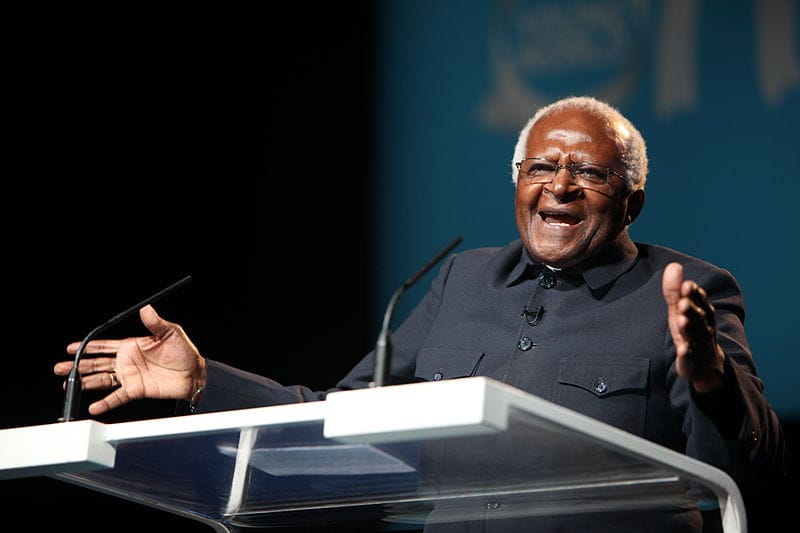 Anglican Archbishop Emeritus Desmond Tutu has controversially supported a policy of divestment from Israel to protest its policies and practices in Palestine. Photo:Jmquez/Wikimedia Commons