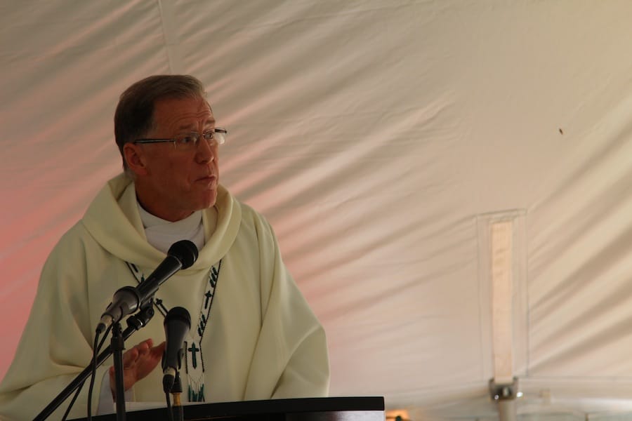 Archbishop Fred Hiltz called human rights violations against Canada’s aboriginal peoples “a blot on the soul of this country.” Photo: Lisa Barry/Anglican Video
