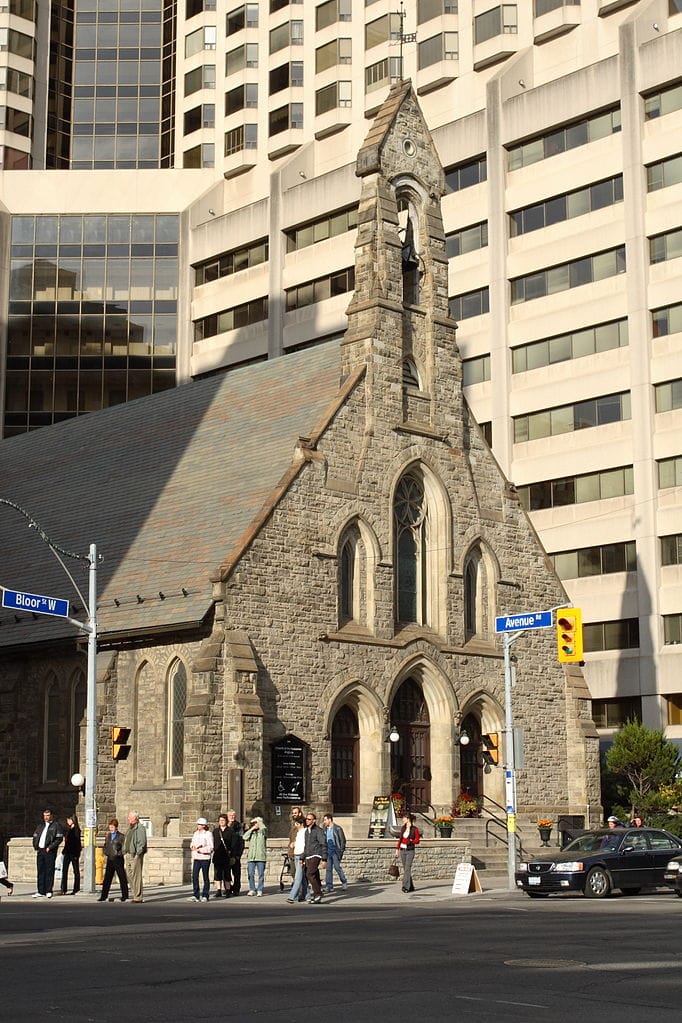 The Church of the Redeemer is a refuge for the poor in one of Toronto's most upscale commercial and cultural districts. Photo: Gary J Woodv