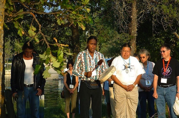 At the 2005 Sacred Circle, a national native gathering held every two to three years. Photo: Becky Boucher