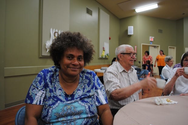 Anaseini Pascale said she comes to St. Christopher's Anglican Church in Burlington, ON for the fellowship as much as for the services its Open Doors program offers. Photo: André Forget