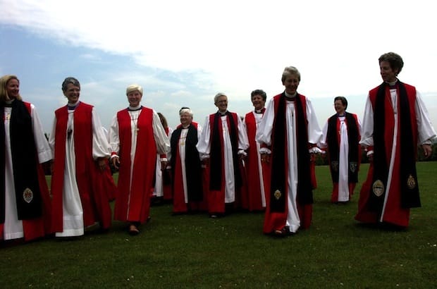 Women bishops at the 2008 Lambeth Conference of Bishops. Photo: Marites N. Sison