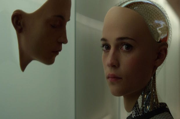 Swedish actress Alicia Vikander as Ava, a robot with artificial intelligence. Photo: Mongrel Media/Universal Pictures