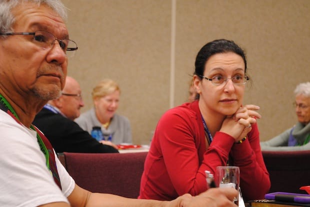 Members of Council of General Synod (CoGS) listen to a presentation at the council's fall meeting Nov. 13-15. Photo: André Forget