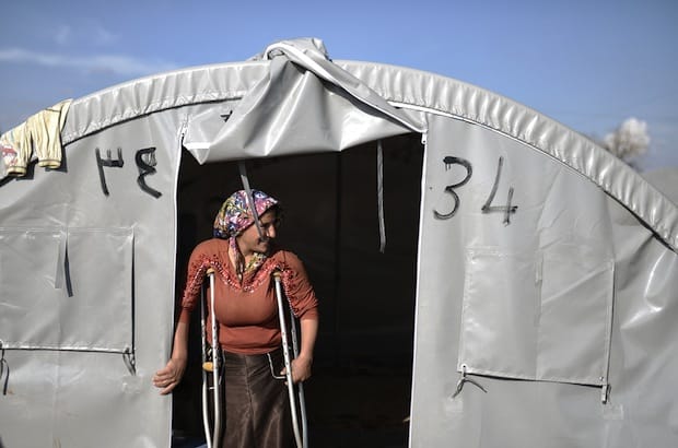 Syrian refugee in Suruc, the largest refugee camp in Turkey. Photo: Orlok/Shutterstock