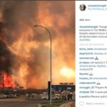 Many people in and around Fort McMurray have posted pictures on social media that capture the wildfires that forced 80,000 residents to evacuate. Photo: Instagram/stewartstrength