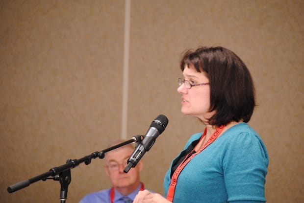 Katie Puxley says lay Council of General Synod members face barriers to participation in national church governance. Photo: André Forget