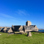 The author at Iona Abbey. Photo: Contributed