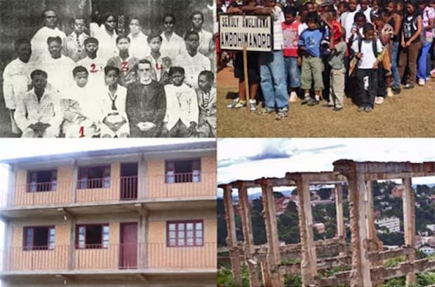 A collage of photos released to support the fundraising campaign for St. Lawrence's College in Ambohimanoro, Madagascar. Photo: Diocese of Antananarivo