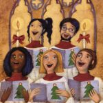 There's something special about Advent concerts, which draw Christians and non-Christians alike. Music "draws people to a church in a way nothing else can," says Sandra Bender, choirmaster, Cathedral of the Holy Trinity, diocese of Quebec. Illustration: Alida Massari