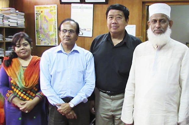 The CCA pastoral solidarity team’s visit to the Bangladesh Islamic Foundation (BIF). Photo: CCA