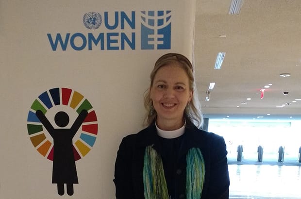 “I think especially in a world where people wonder if religion is relevant, this is just one example that yes, we are very relevant,” says the Rev. Laura Marie Piotrowicz, the Canadian member of the Anglican Communion’s delegation to March 2017’s session of the United Nations Commission on the Status of Women. Photo: Contributed