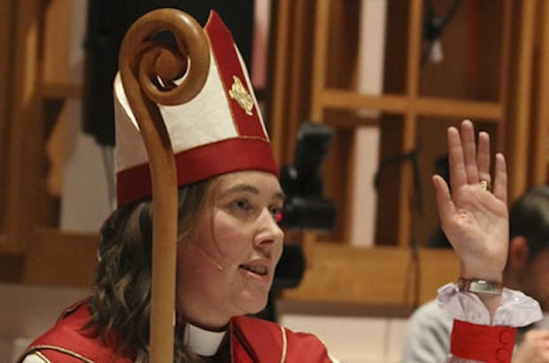 Bishop Eleanor “Ellie” Sanderson becomes the first woman to serve as a bishop in the Diocese of Wellington, Anglican Church in Aotearoa, New Zealand and Polynesia. Photo: Julanne Clarke-Morris