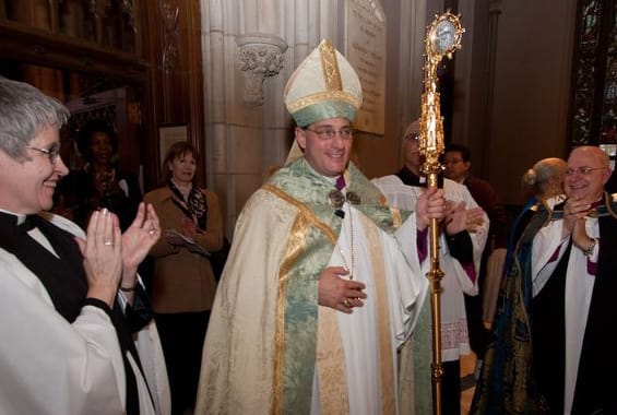 "It is not the priest or bishop who marries the couple," says Bishop Lawrence Provenzano of New York state. Photo courtesy of http://www.churchclubny.org/