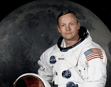 Portrait of Astronaut Neil A. Armstrong, commander of the Apollo 11 Lunar Landing mission. Photo:Wikimedia Commons/NASA