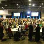 About 600 Anglicans and Lutherans gather at the plenary hall for the start of their Joint Assembly, July 3 to 7. Photo: Art Babych