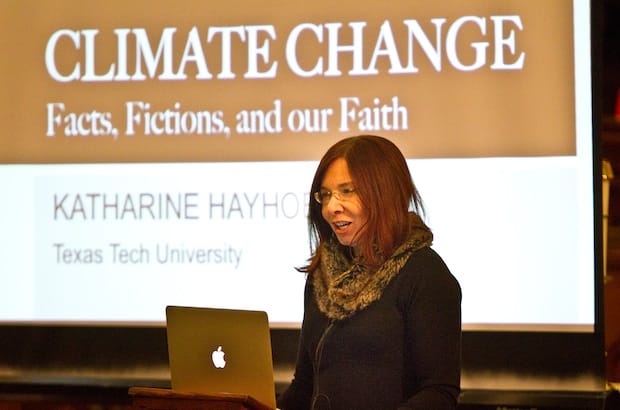 Katharine Hayhoe, an atmospheric scientist and devout Evangelical Christian, has been on a mission to convert climate change deniers. Photo: Mark Hauser