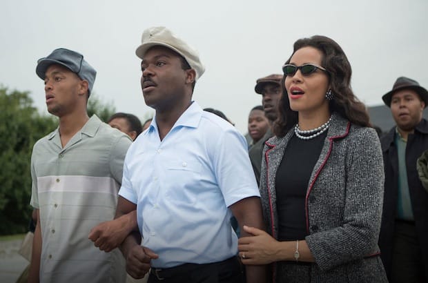 David Oyelowo plays Martin Luther King, with Carmen Ejogo as Coretta Scott King in the film Selma. Photo: Paramount Pictures