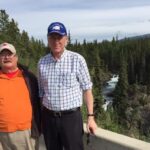 Diocese of Yukon Bishop Larry Robertson and Archbishop Fred Hiltz drove 3,000 km visiting five parishes, mostly in remote rural communities of northern B.C. and the Yukon. Photo: Diocese of Yukon