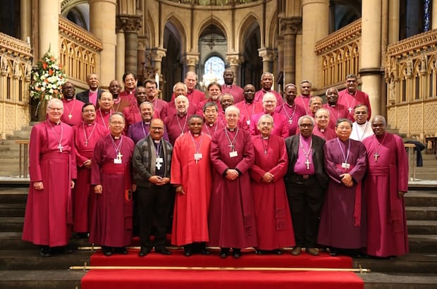 Primates (senior archbishops) of the Anglican Communion pose in Canterbury, England. Photo: Primates' Meeting website