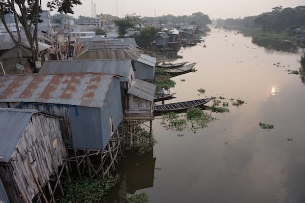House on stilts in Bangladesh. Photo: Josiah Neufeld