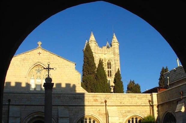 St. George’s Cathedral in Jerusalem is the mother church of the Episcopal Diocese of Jerusalem, which covers Lebanon, Syria, Jordan, Palestine and Israel. Photo: Andrea Mann