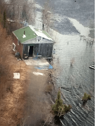 A flood warning has been issued to Tataskweyak Cree Nation residents whose homes face the possibility of being inundated. Photo: Contributed