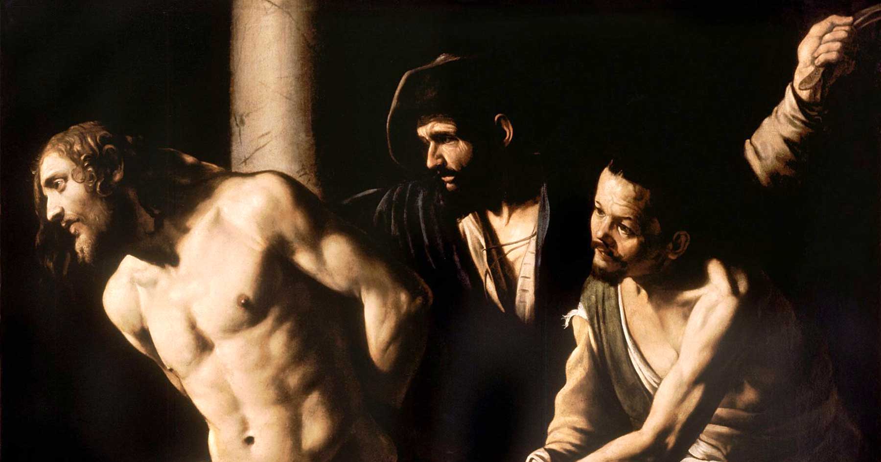 Christ at the Column, Caravaggio. Art: Musée des Beaux-Arts de Rouen/Wikipedia